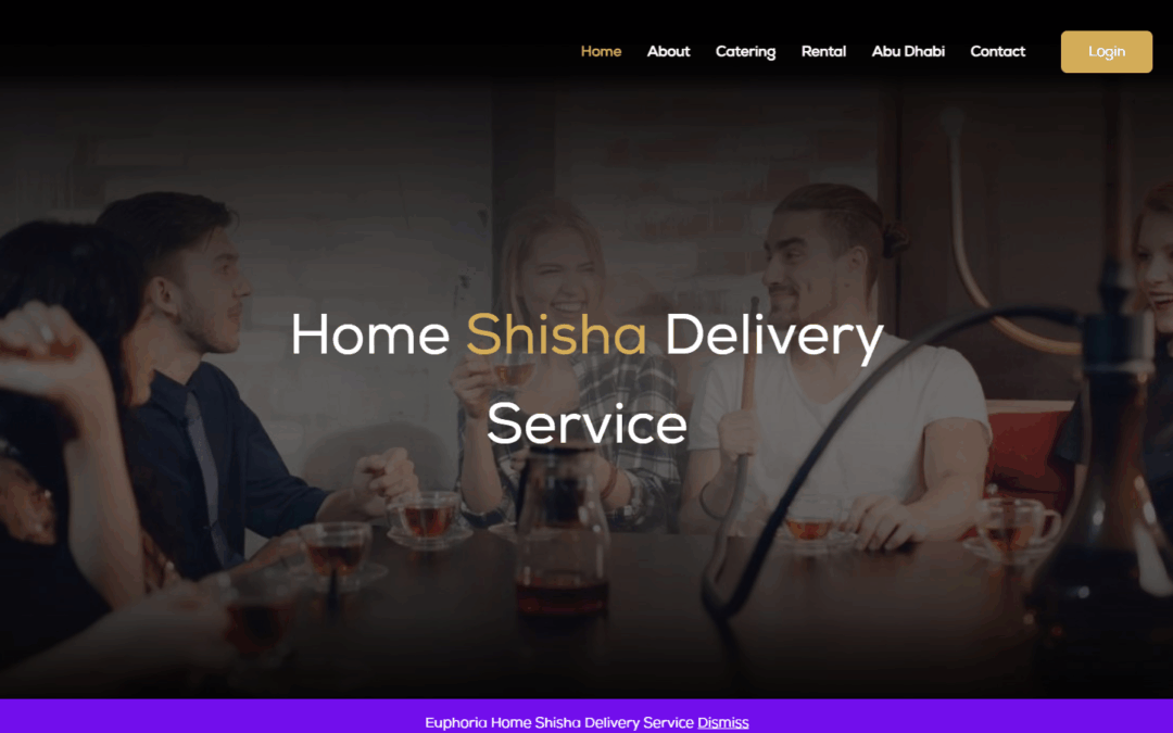 Euphoria | Perfect Shisha Delivery Experience in Dubai