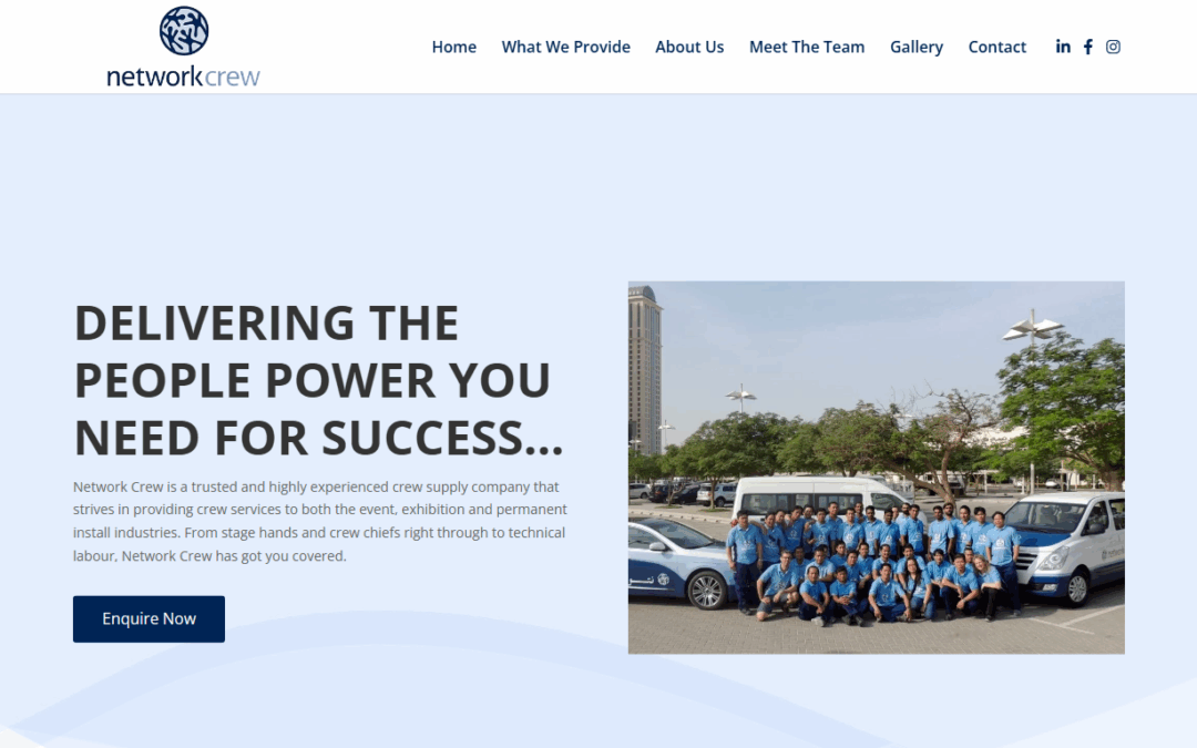 Network Crew | A trusted and highly experienced crew supply company