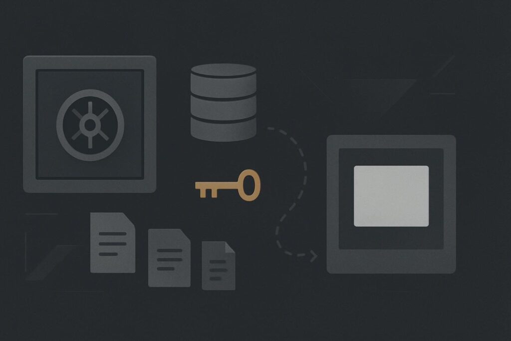 Abstract backup archive and isolated WordPress recovery environment