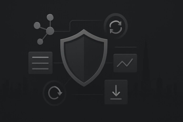 Abstract security layers surrounding a website recovery system