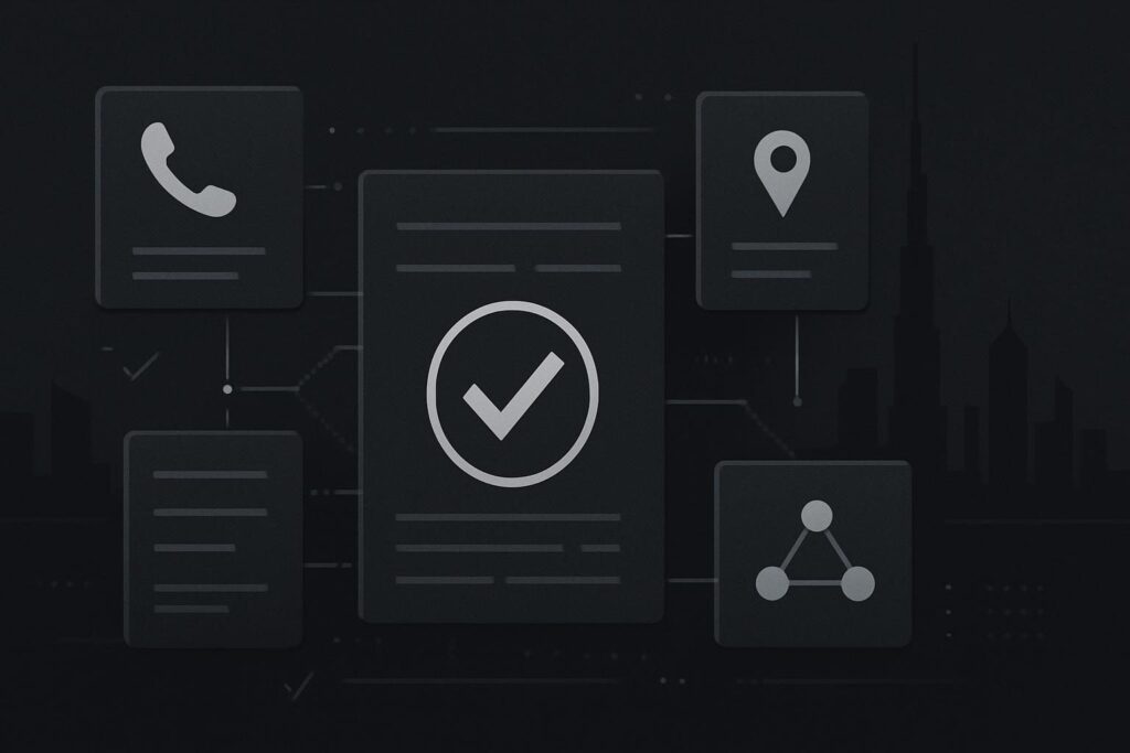 Abstract business records reconciled against structured data nodes