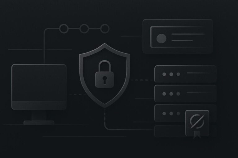 Abstract secure connection paths between edge shield and origin server
