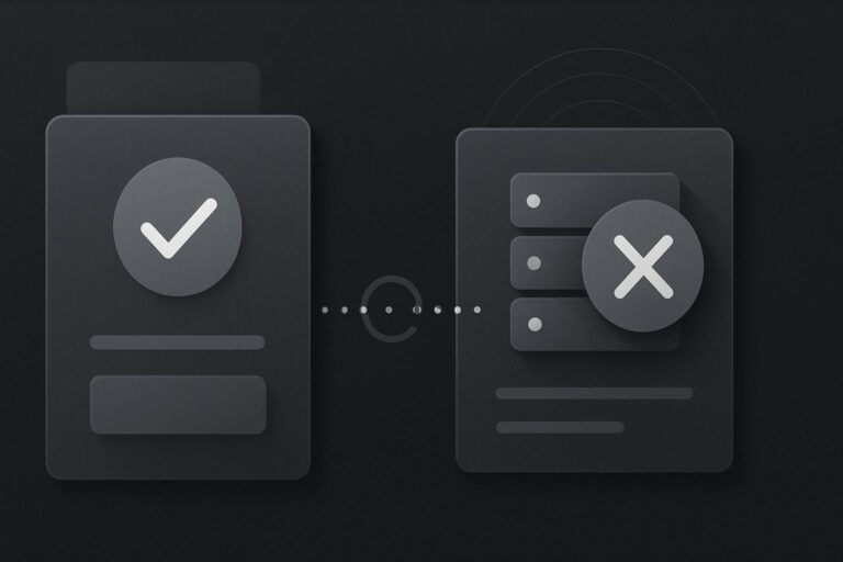 Abstract form verification passing before server validation rejection