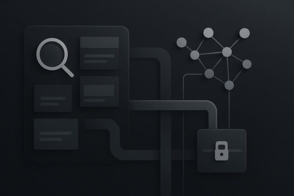 Abstract content routes separating search crawling from AI-use controls
