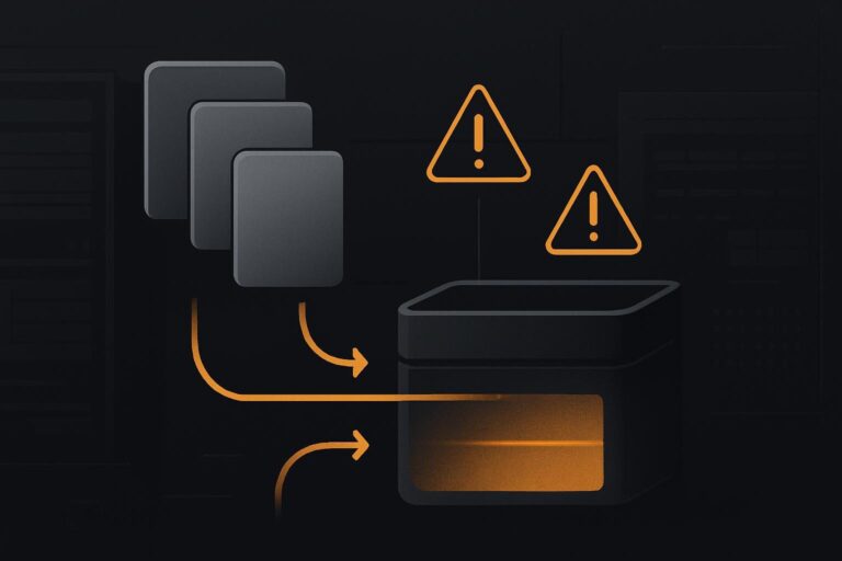 Abstract product import pipeline reaching a constrained memory boundary